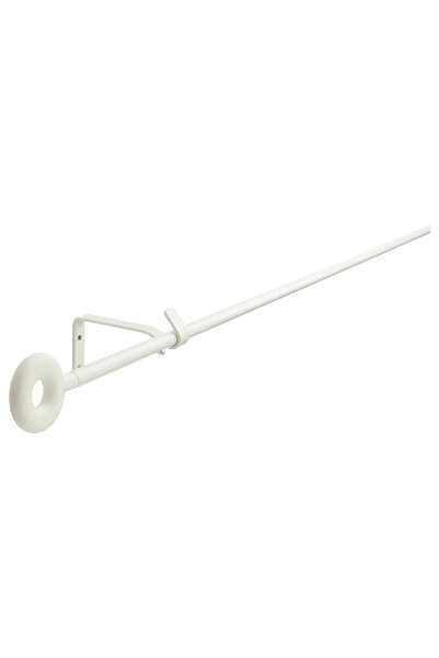 IKEA IRJA perde çubuğu seti, beyaz, 140 cm