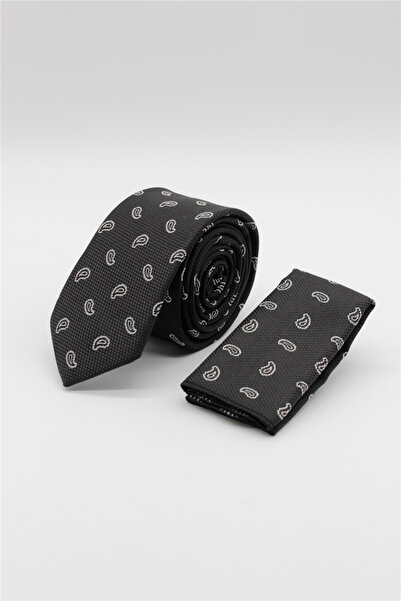İmza Black-White Patterned 6 cm Tie 1090255120