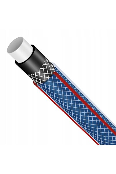 Vartco Furtun de grădină 20m 1'' Albastru deschis 4 straturi Flexibil Produs ...