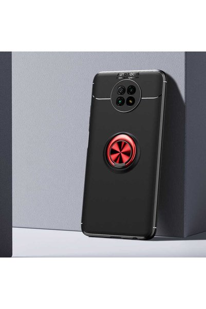 Ummeslem غطاء رافيل من السيليكون مع حامل حلقي قابل للدوران لهاتف Xiaomi Redmi...