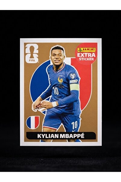 Panini FWC 26 Kylian Mbappe Extra Sticker Gold (Rare-Nadir)