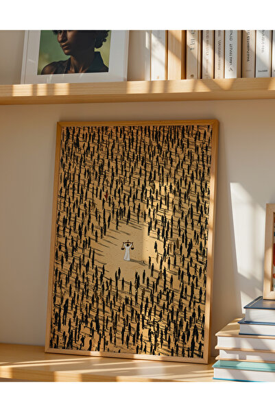 Creatick Design Modern Hukuk Bürosu Duvar Tablosu Serisi - Avukat Ofisi Ham A...