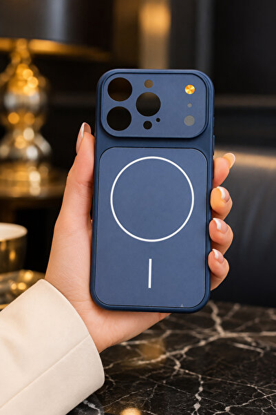 Hatreds iPhone 15 Pro Uyumlu Geniş Kamera Çerçeveli Halka Detaylı Dönüşüm Kıl...