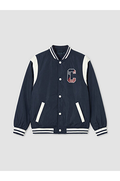 LC Waikiki معطف منفوخ للأولاد من Freezen Store بتصميم I Embroidered College R...