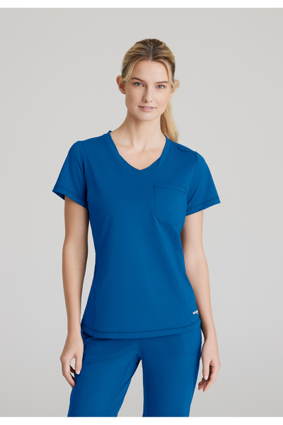 SKECHERS Skt221 Flow Knit Women's Scrubs Top – Imported, 4-Way Stretch, Moist...