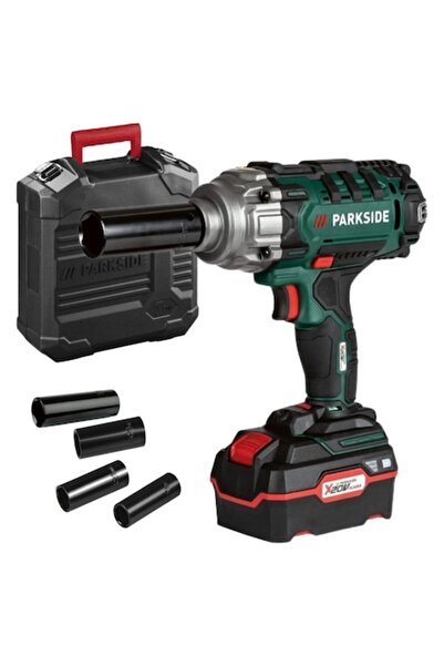 PARKSIDE Cheie de impact PASSK 20V, 400 Nm, 5 trepte de putere, LED, set cu 4...