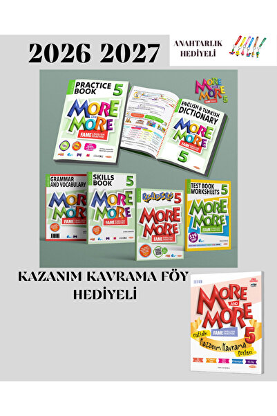 Fenomen Yayıncılık MORE MORE 5.SINIF PRATİCE BOOK VE TEST BOOK 2026 2027 YENİ...