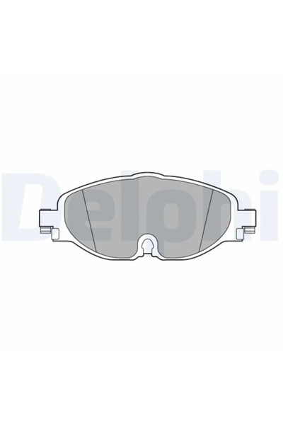 DELPHİ Set Placute Frana Frana Disc Vw Golf 7/Passat B7/Passat B8 2011-2024