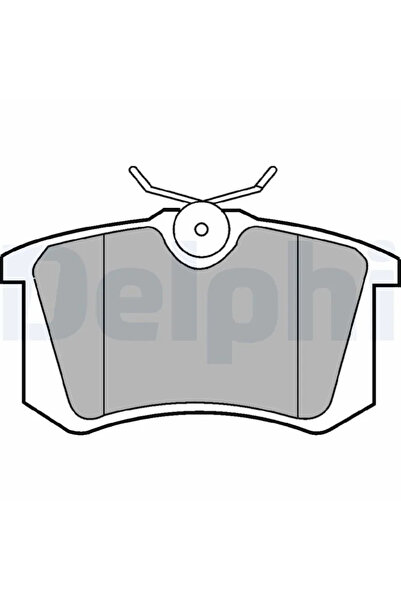 DELPHİ Set Placute Frana Frana Disc Vw Corrado/Golf 2/Golf 3 1982-2014