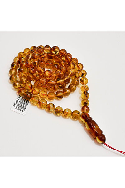 Generic Brand Natural Baltic Amber Rosary with Inclusions – 99 Beads 7.5mm Ro...