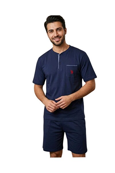 Polo U.S. Assn. Pamuklu ikili Erkek Şort Takımı