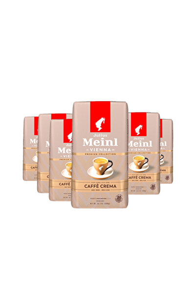 Julius Meinl Συσκευασία 6 τεμαχίων Caffe Crema Premium Collection, 1 κιλό κόκ...