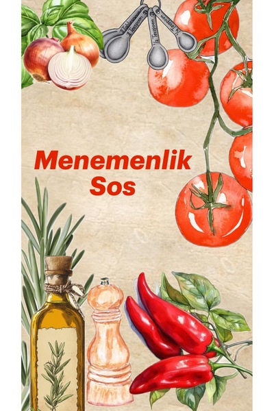 Menemen Kavanoz Etiketi