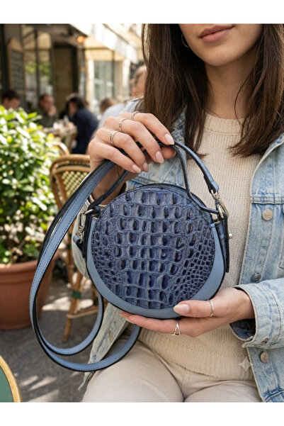 valentina victoria Valvic Genuine Crocodile Leather Small Crossbody Bag
