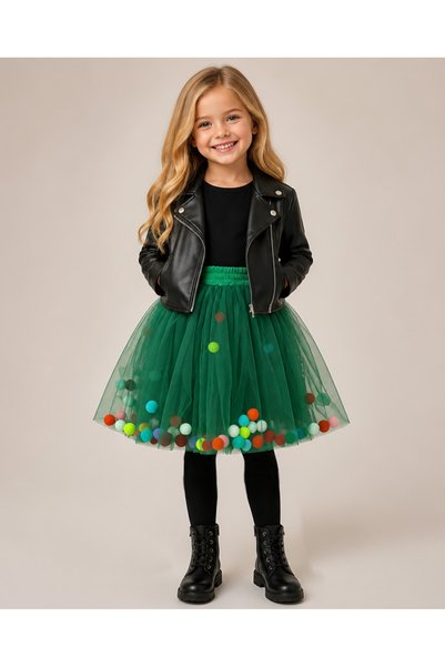 By Piera Pompom Tutu Skirt 6638