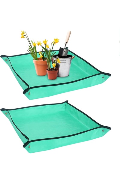 VELORA Covoras pentru Plantare Impermeabil Pliabil 66 x 66 cm Reutilizabil cu...