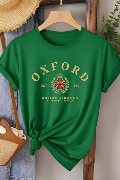 l'eivor Γυναικείο βαμβακερό μπλουζάκι Oxford 1069 με στάμπα