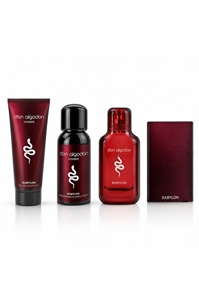 DON ALGODON Set cadou pentru bărbați Don Algodón® Babylon, EDT 30 ml, gel de ...
