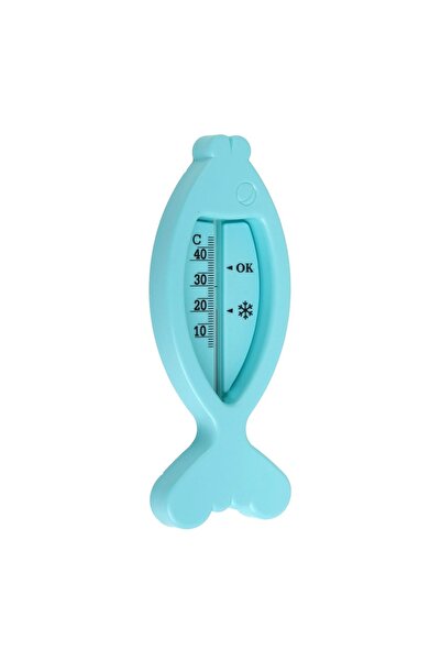 OEM Termometru baie bebeluși, model peștișor, termometru, turcoaz, 15.5cm – î...