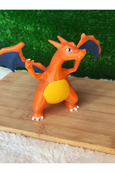 Verda Desing 3D Baskı Pokemon - Charizard Tasarım Özel Koleksiyon Ürünü Oyunc...