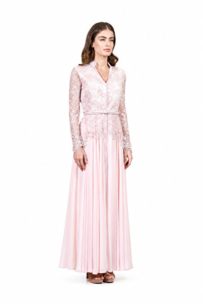 ELEGANZA LA MODE Pink Moroccan Kaftan – ELM M 667