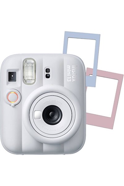Fujifilm instax mini 13 Clay White aparat foto instant, alb, cu 2 rame magnet...