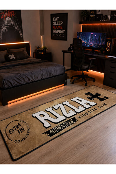 RUGRUMBA سجادة غرفة الشباب بتصميم ألعاب الفيديو مقاس 120x400 سم