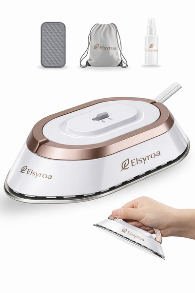 Elysora El Tipi Buharlı Ütü Taşınabilir Mini Buhar Makinesi Beyaz