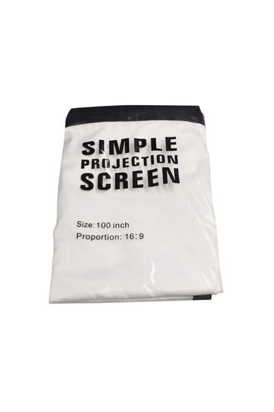Generic Brand 16:9 HD Projection Screen Foldable Polyester Projector Curtain,...