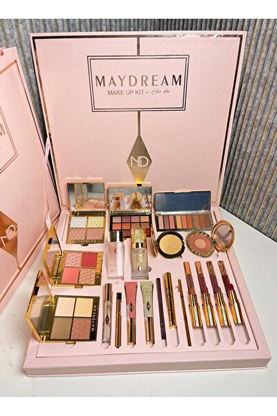 MAYDREAM مجموعة مكياج مكونة من 24 قطعة مع أدوات متنوعة سهلة الاستخدام