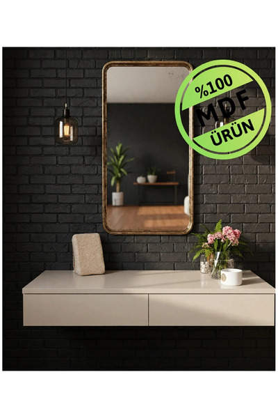 ENG AHŞAP MDF Makyaj Masası ve Dresuar 120x30 cm Çekmeceli Modern Tasarım