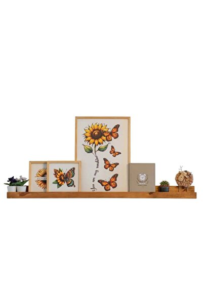 OEM Etajeră decorativă de perete Re-Bloom Aberto Design, 100% lemn masiv, gro...