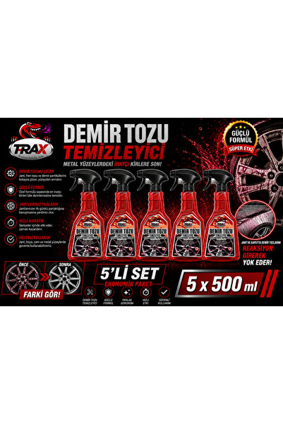 ARACINIZ İÇİN EN İYİSİ T-RAX T-RAX Demir Tozu Maxi 5’li Fırsat Paketi