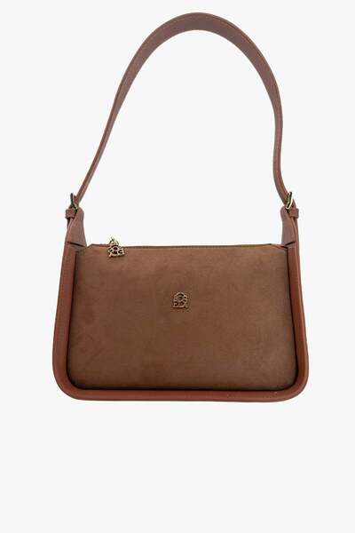 SOSELA 67-8111 Women's Tan Shoulder and Shoulder Bag