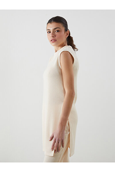 LC Waikiki Crew Neck Textured Women's Tunic