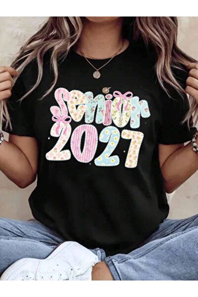 9TAY تي شيرت نسائي للفتيات من فئة 2027 بتصميم لطيف بألوان الباستيل، مثالي للا...