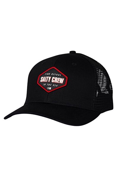 Salty Crew ΣΧΕΔΟΝΙΣΜΕΝΟ ΚΑΠΕΛΟ ΤΡΑΚΕΡ ΜΑΥΡΟ