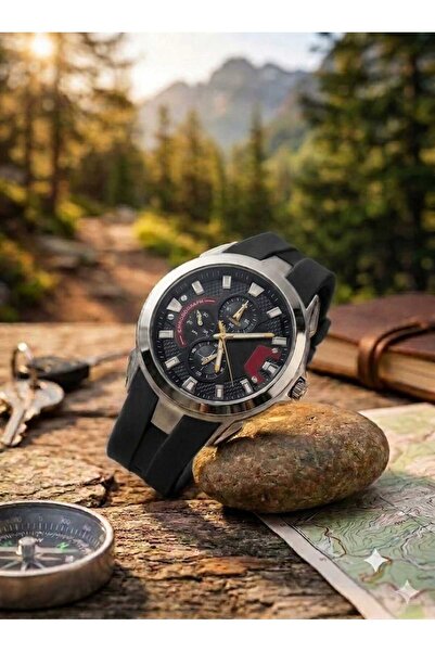 Newera Watch Silicone Band Men's Wristwatch