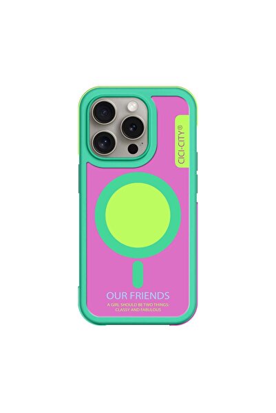 cici Θήκη bumper συμβατή με iPhone 14 Pro, MagSafe/Μαγνητική, σιλικόνης, Λευκ...