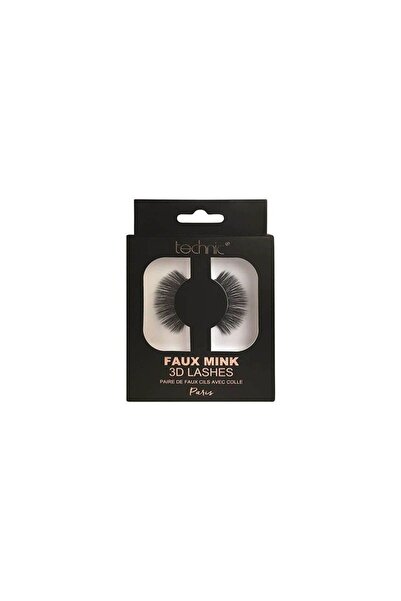 TECHNIC 3D Faux Mink Paris False Eyelashes with Glue Included – Volume and Lu...