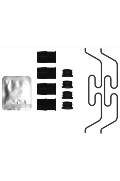 TEXTAR 82556200 KIT INSTALARE KLOCKÓW HAM. VW P. TOUAREG 4MOTION 18-