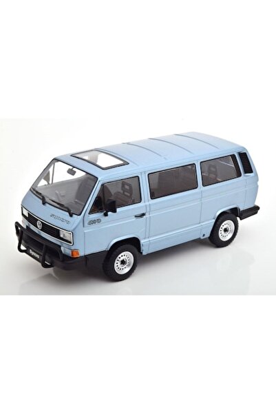 KK Scale VW Bus T3 Syncro 1987, model auto, scară KK, metal/plastic, albastru...