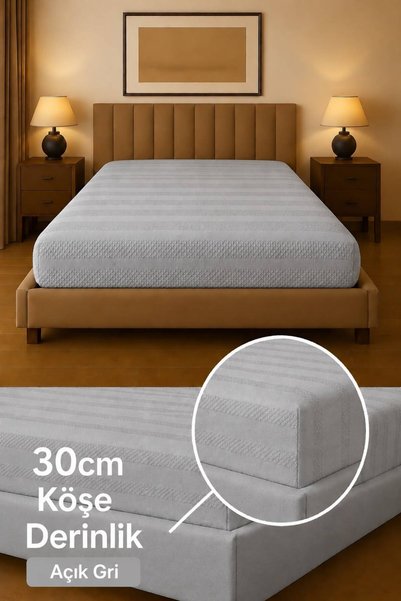 ANİSAHOME Elastic Bed Sheet Jagarli 180X200 (180X200)