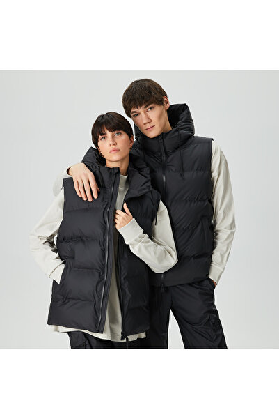 Rains Alta Puffer Vest W3T2 Unisex Siyah Mont