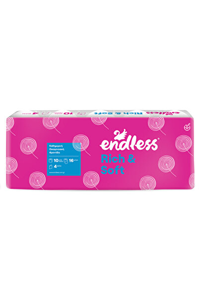 Endless ΧΑΡΤΙ ΥΓΕΙΑΣ RICH ΚΑΙ SOFT 4ply - (110gr. x 10 ΡΟΛΛA DECOR)