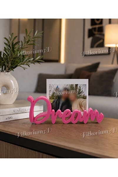 Filkorium3D Ramă foto decorativă din plastic cu text de vis – Fotografie mode...