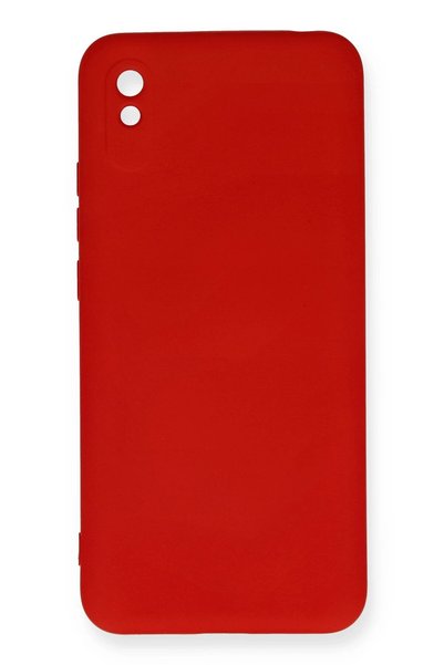 New Face حافظة ACONCEPT Redmi 9A من السيليكون المخملي النانو (214040) - أحمر