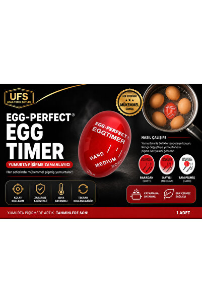Ufak Tefek Şeyler Color Changing Egg Timer - Heat Sensitive Precise Cooking E...