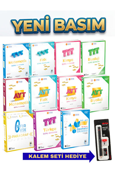 Üç Dört Beş Yayıncılık TYT-AYT 345 Tüm Dersler Soru Bankası seti.Fizik/kimya/...