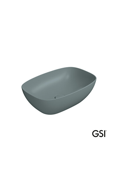 GSI Nubes Επιτραπέζιος Νιπτήρας Πορσελάνης 50x35εκ Agave